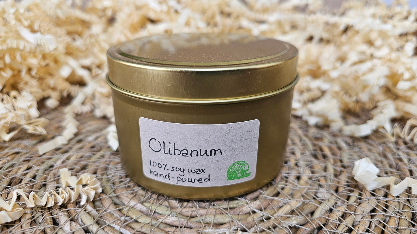 Olibanum 24cl Gold Tin with Lid
