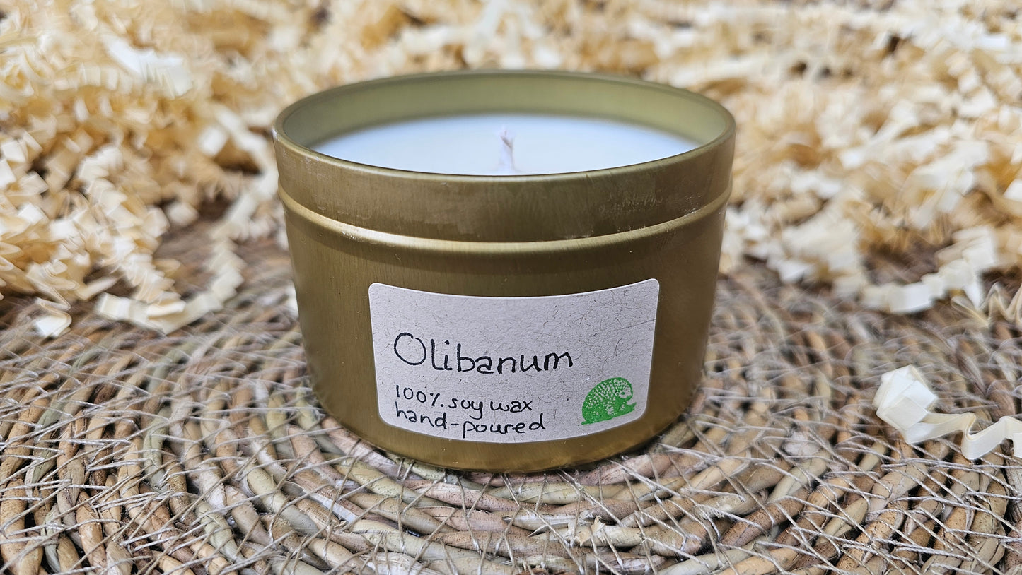 Olibanum 24cl Gold Tin with Lid